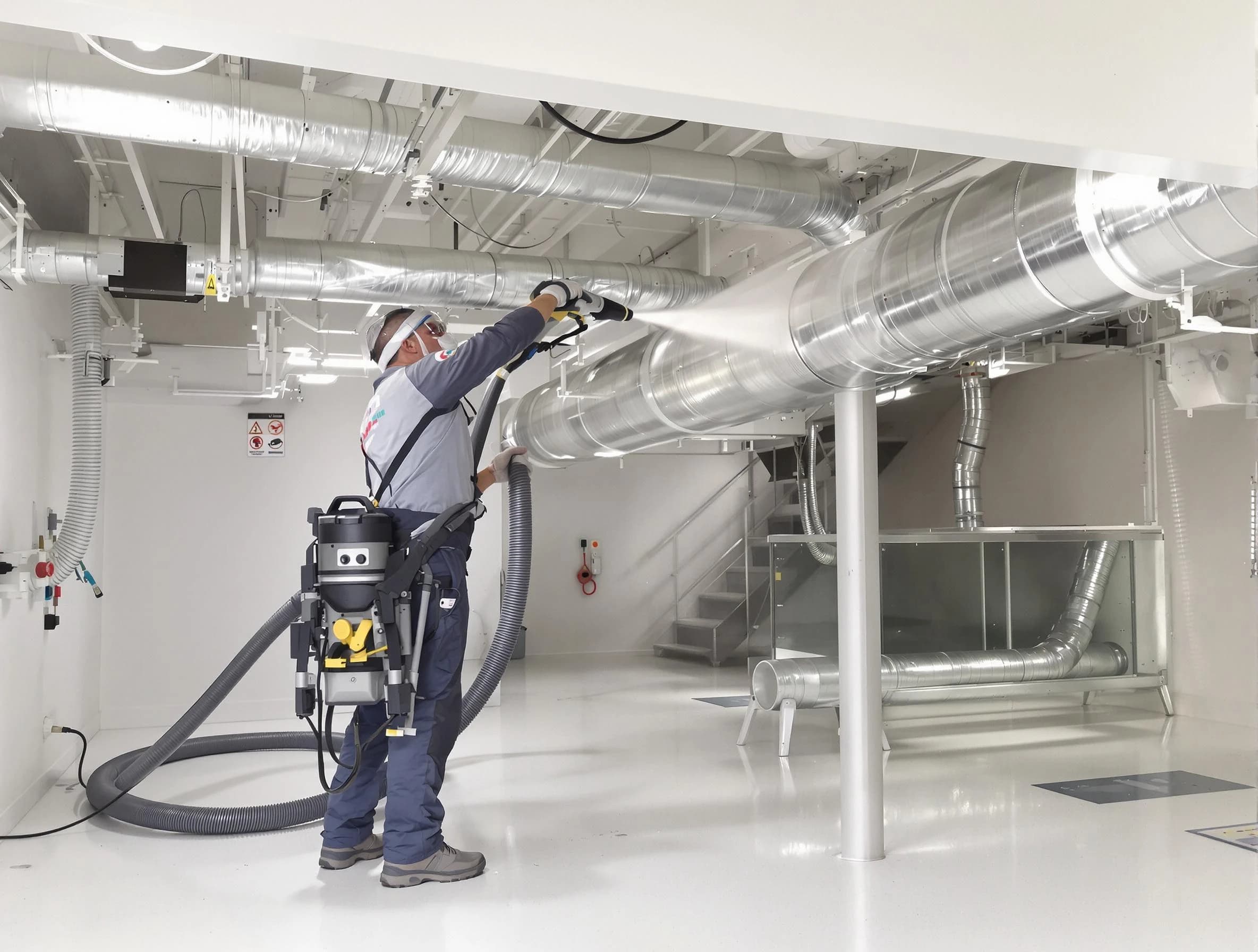 Professional central duct cleaning by Ettrick Air Duct Cleaning in Ettrick