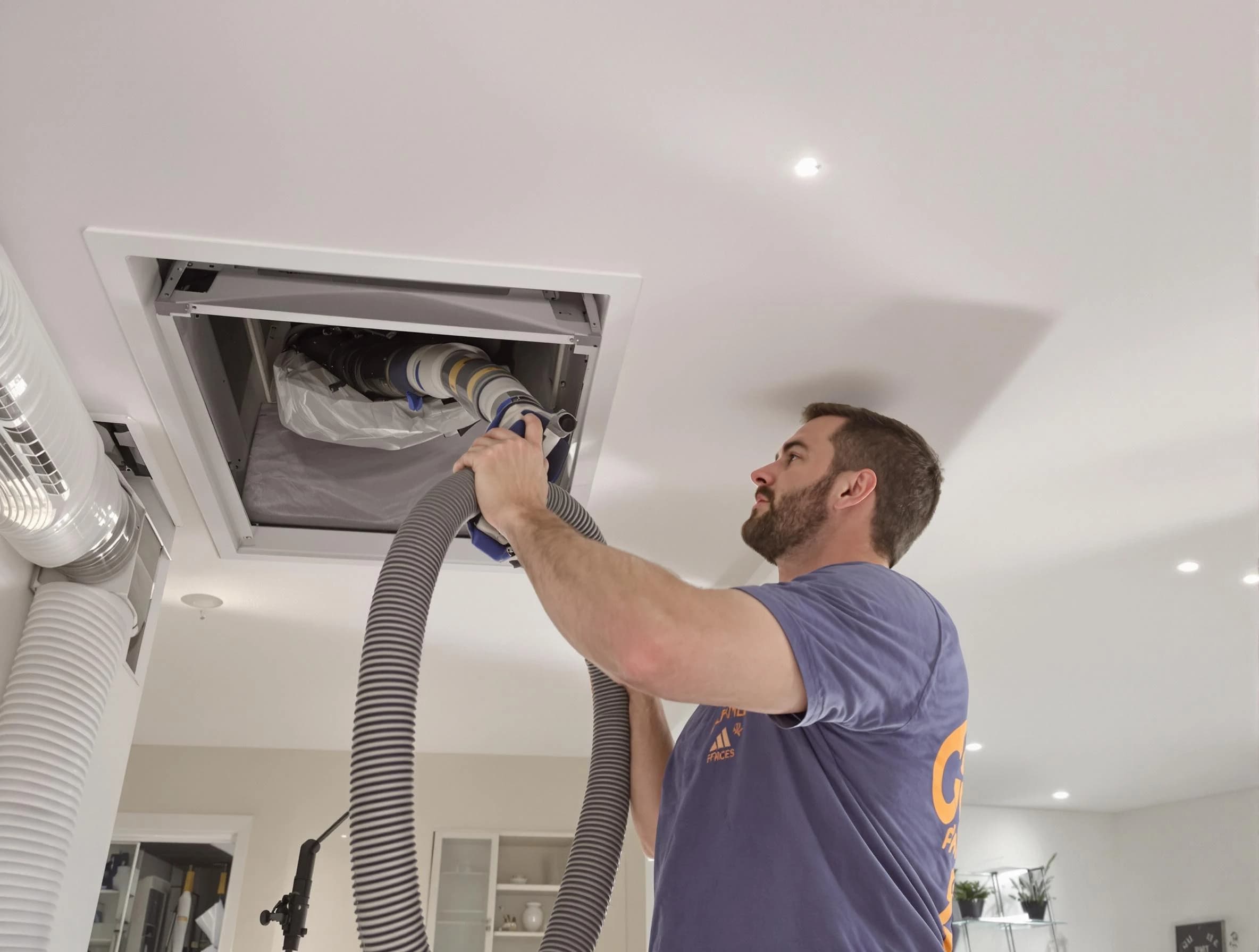 Precision indoor duct cleaning by Ettrick Air Duct Cleaning in Ettrick