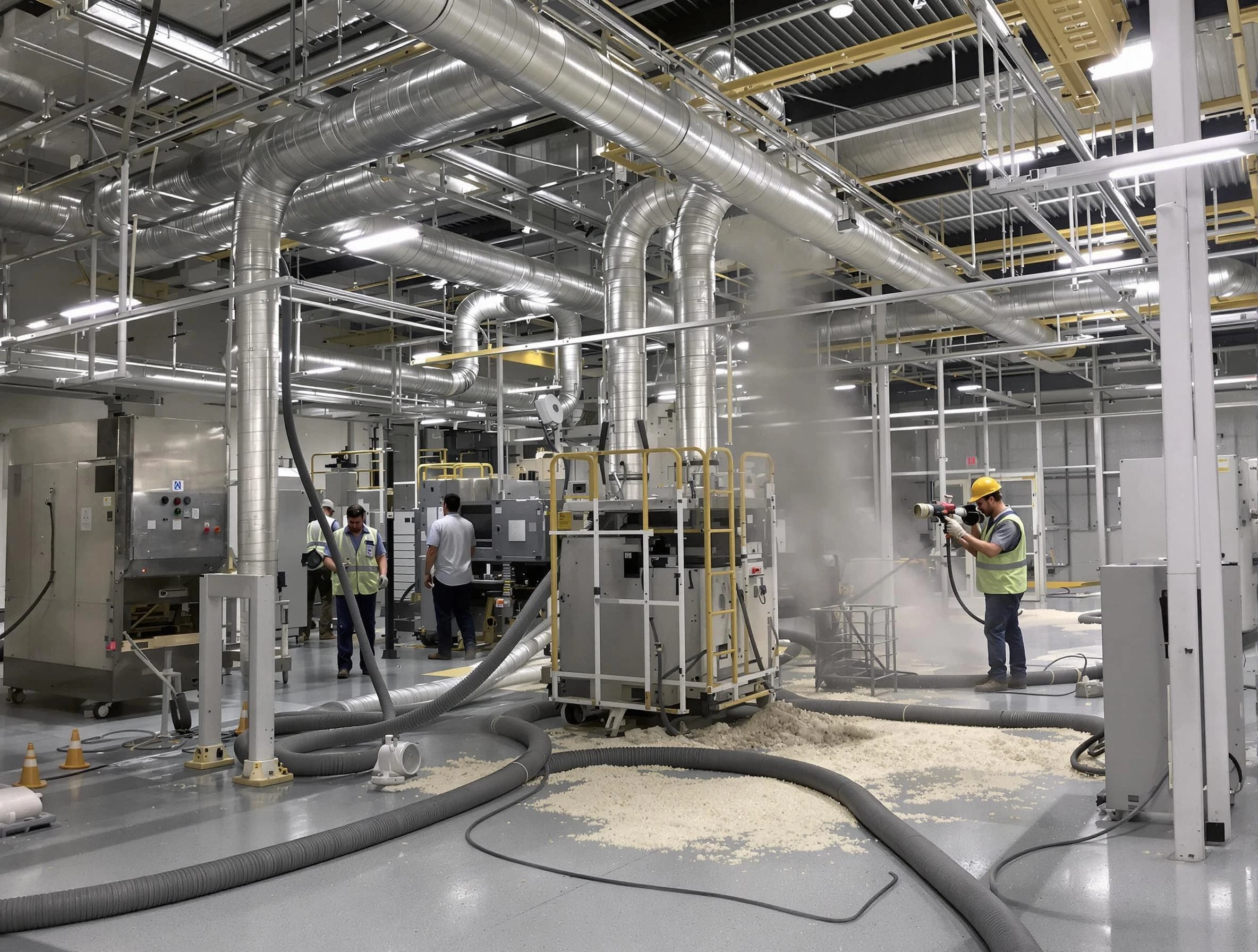 Heavy-duty industrial duct cleaning by Ettrick Air Duct Cleaning in Ettrick