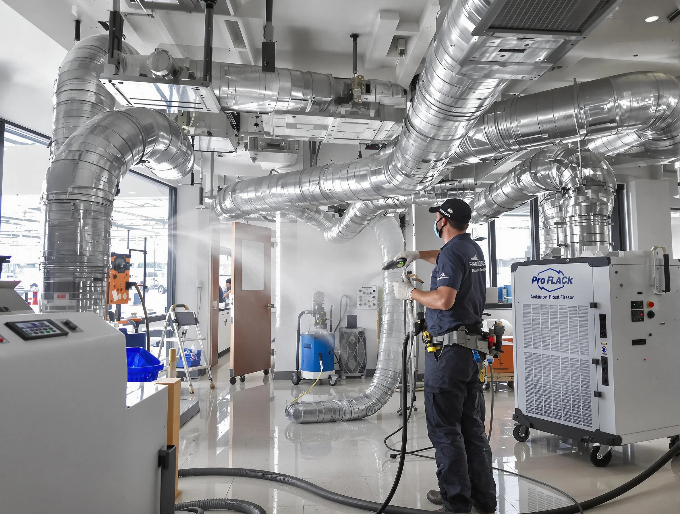 Negative Pressure Air Duct Cleaning in Ettrick