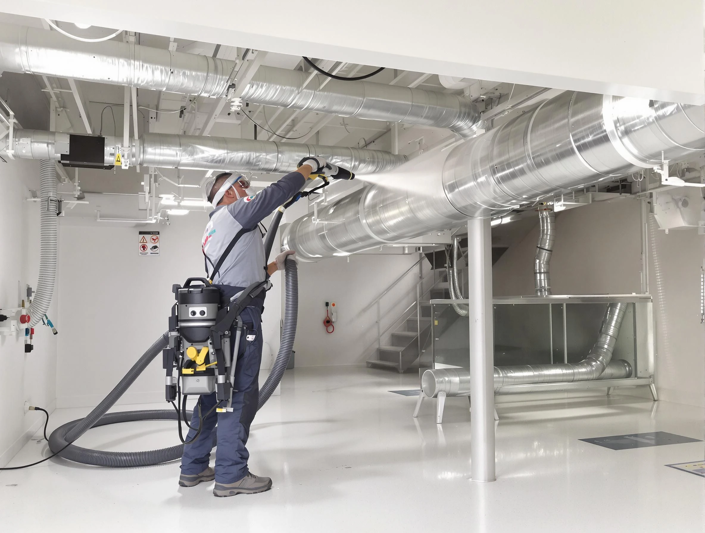 Professional central duct cleaning by Ettrick Air Duct Cleaning in Ettrick