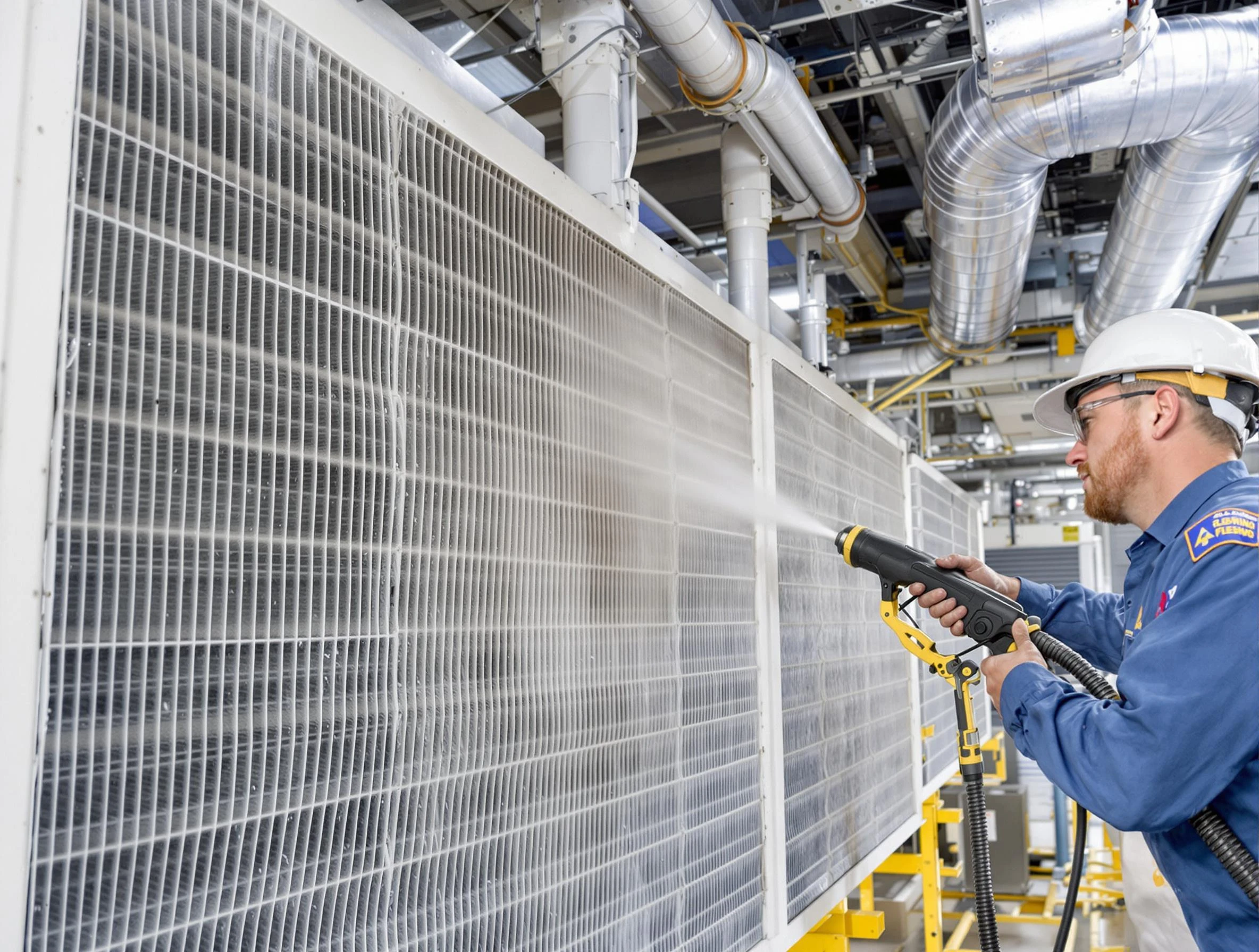 Professional commercial coil cleaning by Ettrick Air Duct Cleaning in Ettrick