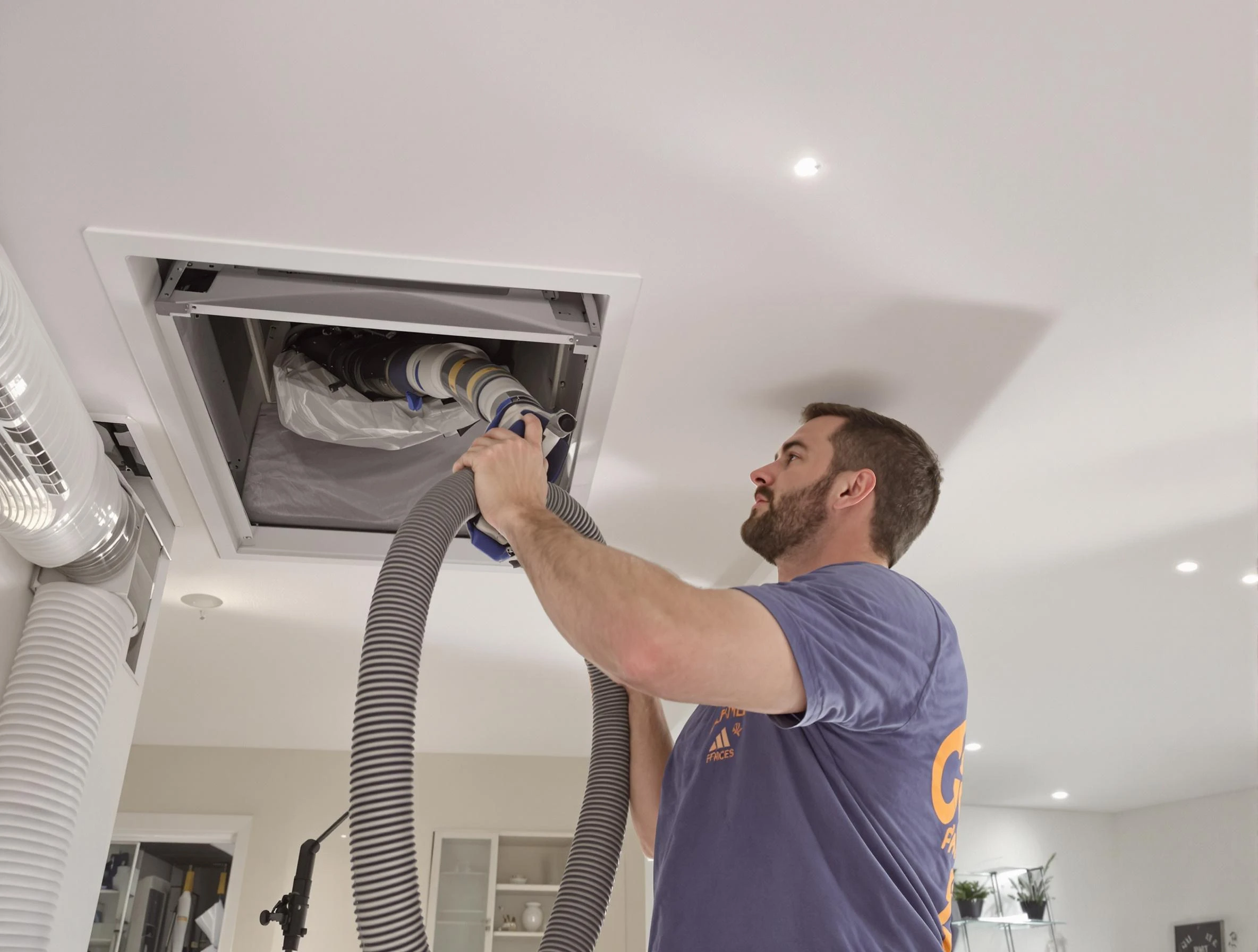 Precision indoor duct cleaning by Ettrick Air Duct Cleaning in Ettrick